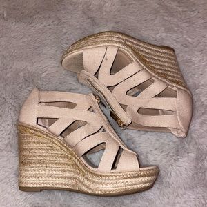 Tan wedges
